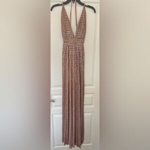 Sequin Embellished Rose Gold Skirt